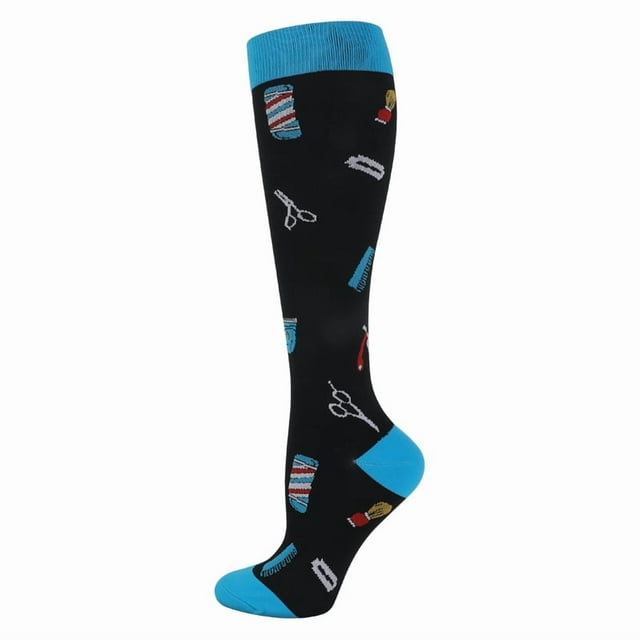 Chaussettes de Compression 20-30 Mmhg Course Médicale Varices Grossesse Soins Infirmiers Athlétiques Soccer Bas de Sport