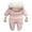 Pink, variant on Odeerbi Baby Boy Girl Clothes Baby Romper Hooded Winter Clothing Set Snowsuit With Gloves Booties Jumpsuit Outfits