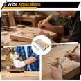 12 Piece Wood Carving Kit, CR-V 60 Steel Blades, Nylon Hammer, Canvas ...
