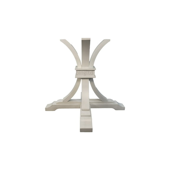 BingLTD - 30" Tall Gabriel Round Pedestal Table Base Only NO TABLE TOP - Chalk (PD-12B30-RW-CHALK)