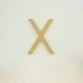 thumbnail image 1 of Package of 1, 18 Inch X 1/2" Thickness MDF Letter X in The Century Gothic Font, Thick, Upper Case for Art & Craft Project, Made in USA, 1 of 4
