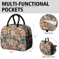 thumbnail image 6 of Obrewu Pioneer Flower Lunch Bag for Adult, Insulated, Leakproof, Oxford Cloth, 6 of 7