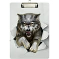 thumbnail image 2 of FMSHPON Wolf Clipboard Hardboard Wood Nursing Clip Board and Pull for Standard A4 Letter 13x9 inches, 2 of 7