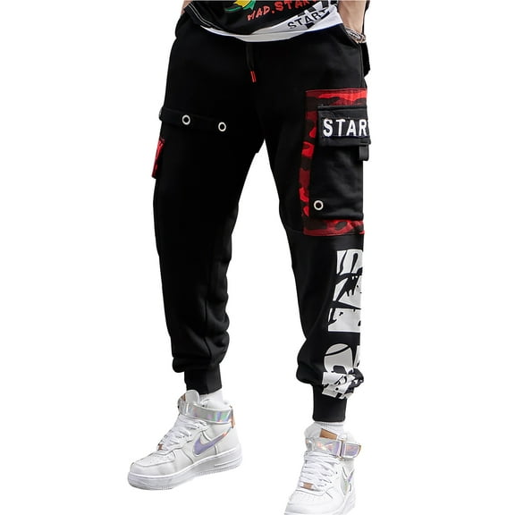 NIEPCE INC Cotton Streetwear Hip Hop Jogger Sweatpants