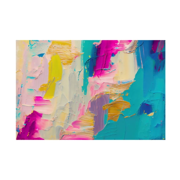 Canvas Wall Art - Sasha 'Cause and Effect I' Wall Art for Living Room, Bedroom, or Office Décor by Trademark Fine Art - 19 x 12 Inches