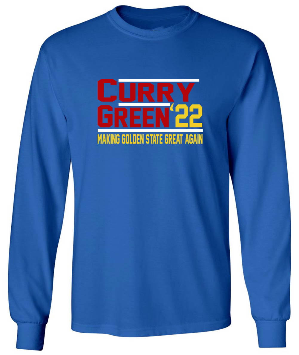Shedd Shirts Blue Warriors Steph Curry Draymond Green 2022 Hooded Sweatshirt Youth XL, Boy's, Size: Youth XL(18-20)