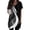 Black,#102, variant on Trendy Short Sleeve Crewneck T Shirts Summer Plus Size Tunics or Tops to Wear with Leggings Casual Floral Blouses,3XL