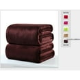 thumbnail image 4 of New Soft Warm Solid Warm Micro Plush Blanket Throw Sofa Bedding Blanket, 4 of 5