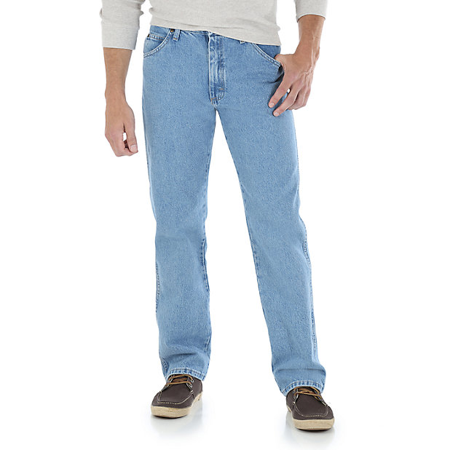 wrangler men's regular fit stretch jeans