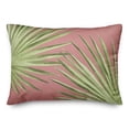 thumbnail image 2 of Creative Products Palm Leaves Pink 14 x 20 Indoor / Outdoor Pillow, 2 of 3