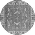 thumbnail image 1 of Ahgly Company Indoor Round Oriental Gray Industrial Area Rugs, 4' Round, 1 of 4