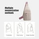 thumbnail image 5 of Mejor bolsa bandolera para deportes - Almacenamiento en varios bolsillos con correa ajustable para hombres y mujeres, 5 of 6
