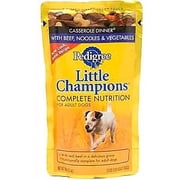 Pedigree Little Champions Dog Food, Casserole Dinner With Beef, Noodle & Vegetables Dog Food, 5.3 Oz