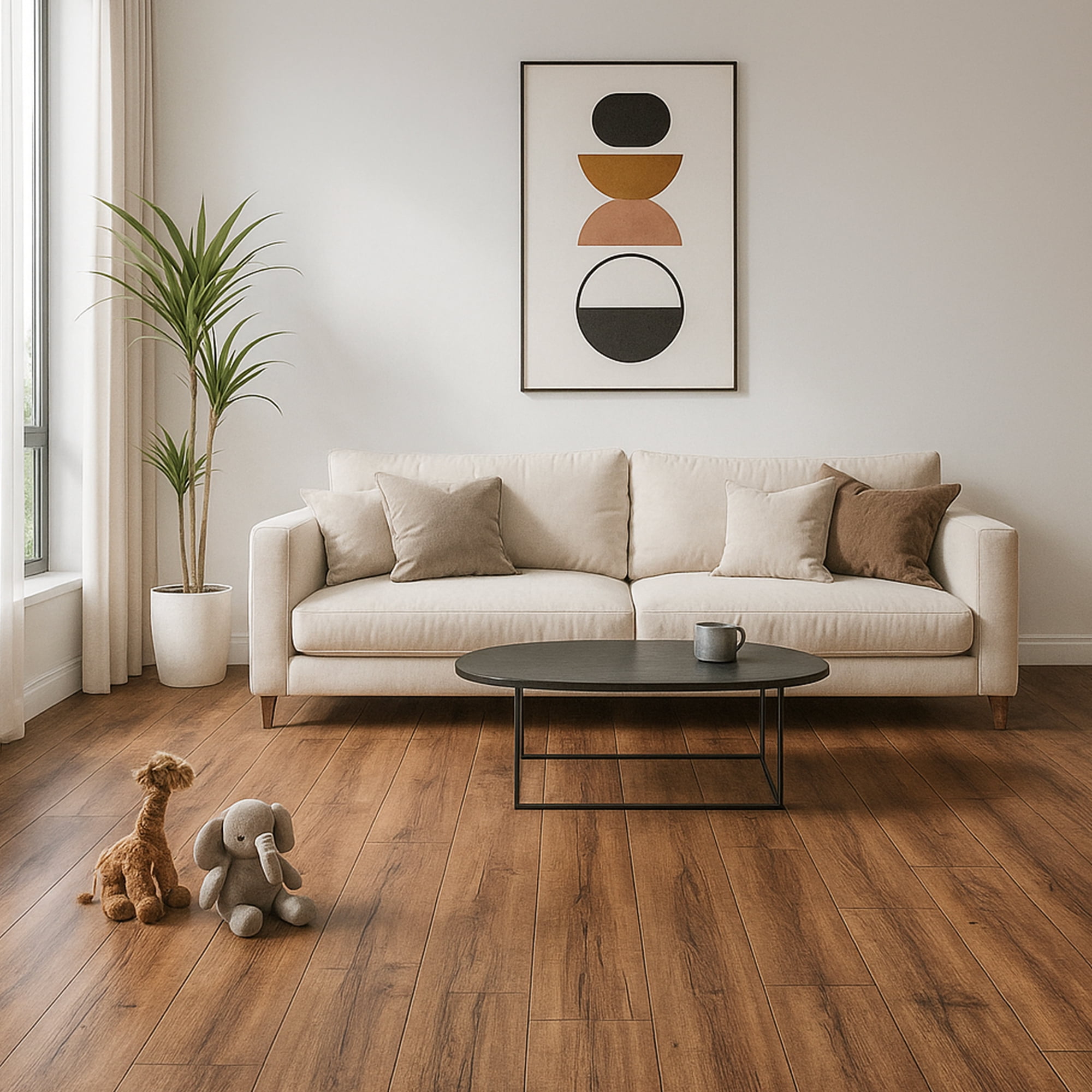 6''W x 36''L Peel & Stick, Vinyl Plank Flooring, Wood Grain, Self-adhesive And Waterproof Tile Sticker, DIY Stickers-for Decorating Living Rooms, Bedrooms, Offices,,54pcs (cover 81 Sq. ft)