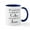 White/Navy Inside, variant on CafePress - All I Need Is Coffee And Jesus Mugs - 11 oz Ceramic Mug - Novelty Coffee Tea Cup