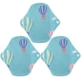 thumbnail image 1 of Toallas sanitarias de tela Jadeshay 3 piezas lavables reutilizables para mujeres, 1 of 14
