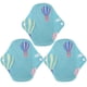 thumbnail image 1 of Toallas sanitarias de tela Jadeshay 3 piezas lavables reutilizables para mujeres, 1 of 14