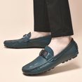thumbnail image 6 of Men's Casual Loafers Slip On Leather Shoes Lightweight Driving Shoes Moccasins Classic Penny Loafer Flats Boat Shoes, 6 of 9