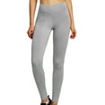 thumbnail image 1 of Gravity Threads Womens Cotton Leggings - Heather Grey - Small, 1 of 1