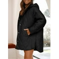 thumbnail image 6 of Long Jackets for Women Fashion Winter Coat for Women Business Casual Diamond Quilted Hooded Lightweight Jackets, 6 of 7