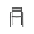 thumbnail image 2 of Pangea Home Miami 34" Aluminum Patio Dining Chair in Gray (Set of 6), 2 of 2