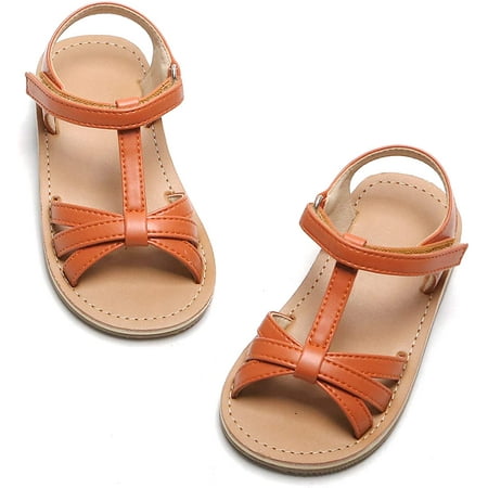 

Girls Sandal Open toe Strap Toddler Summer Shool Flats