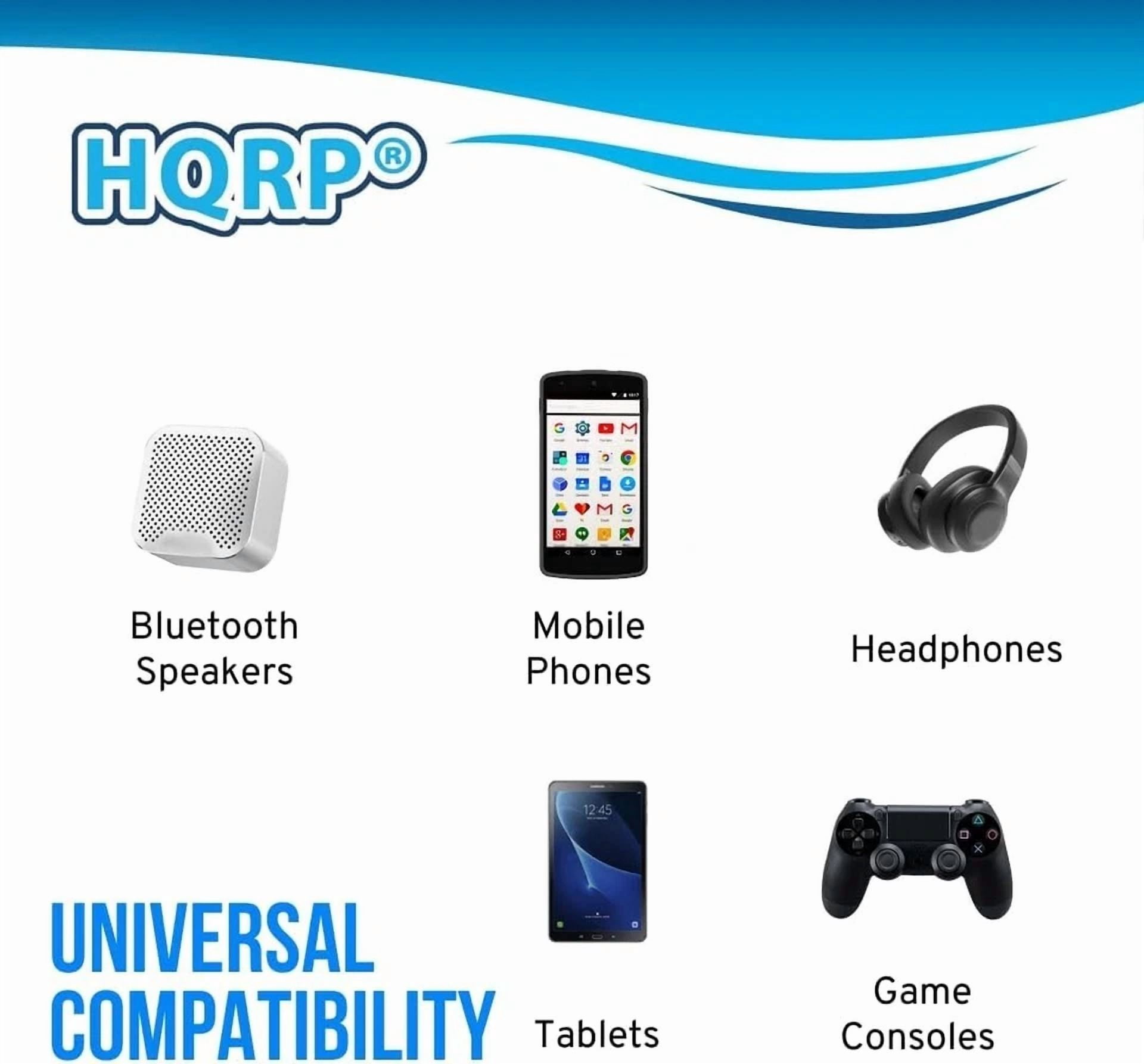Hqrp Cable Negro Usb A Micro Usb Para Photive Ph-Bt1000 Cyren Altavoz