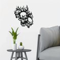 thumbnail image 7 of HELLOYOUNG Vintage Gothic Skull Metal Wall Art Decor Handmade Iron Craft TIKI Bar Home Ornament Holiday Decorations, 7 of 7