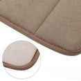 thumbnail image 4 of Unique Bargains 2 Pcs Memory Foam Bathroom Mat Non Slip Soft Bath Mats Rugs Machine Washable Brown 40x60cm+50x120cm, 4 of 6