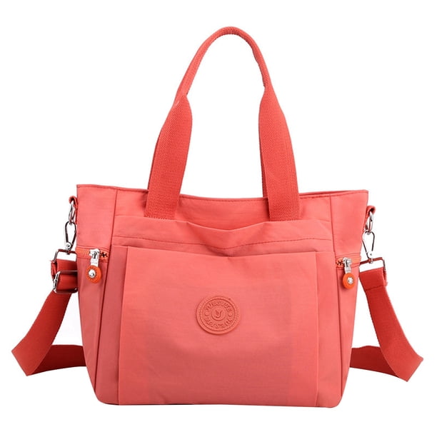 Bolsos de nylon para mujer Bolsa de viaje de nylon impermeable Bolsos ligeros Bolsa de transporte para hombre y mujer Bolso de nylon para el hombro