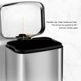 thumbnail image 2 of stanreset Trash Can For Kitchen And Bathroom - Clever And Stylish For Bathroom And Kitchen orange, 2 of 6