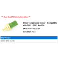 thumbnail image 2 of Water Temperature Sensor - Compatible with 2002 - 2003 Audi S6, 2 of 2