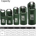 thumbnail image 3 of Dry Sack/Floating Waterproof Bag 2L/5L/10L/20L/30L for Boating, Kayaking, Hiking, Snowboarding, Camping, Rafting, Fishing and Backpacking, 3 of 5