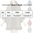 thumbnail image 2 of YYDGH Women's Faux Fur Shawl Wrap Winter Cape Poncho with Fur Trim Sleeveless Cardigan Dressy Cloak Coats, 2 of 3