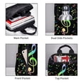 thumbnail image 3 of Fotbe Music Notes Mochila Ligera para Hombres y Mujeres - Duradera y Resistente al Agua, Ideal para Escuela, Trabajo, Viajes y Uso Diario, 3 of 7