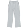 thumbnail image 4 of Wxirdiow Toddler Sweat Pants Girls Sweatpants Drawstring High Waist Wide Leg Sweat Pants Baggy Causal Grey Size,5-6 Years, 4 of 4
