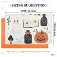 thumbnail image 6 of Yayeee Doormat for Indoor Entrance 32" x 20" Non Slippery Floor Rug, Cartoon Halloween Ghosts, 6 of 8