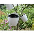 thumbnail image 2 of 2 Fixed Plant Pots Plant Hangers Round Container 15.8X18CM White, 2 of 8