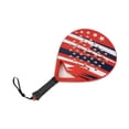 thumbnail image 3 of jinwen Paddle Tennis Racket Compact Beach Tennis Racket for Training Outdoor Sports Red, 3 of 9