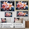 thumbnail image 4 of Designart "Paradise of Plumeria Flowers III" Floral Floater Framed Wall Decor, 4 of 7