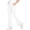 White, variant on Diufon Girls School Uniform Pants Kids Summer Dressy Bootcut Yoga Pants High Waisted Leggings with Pockets