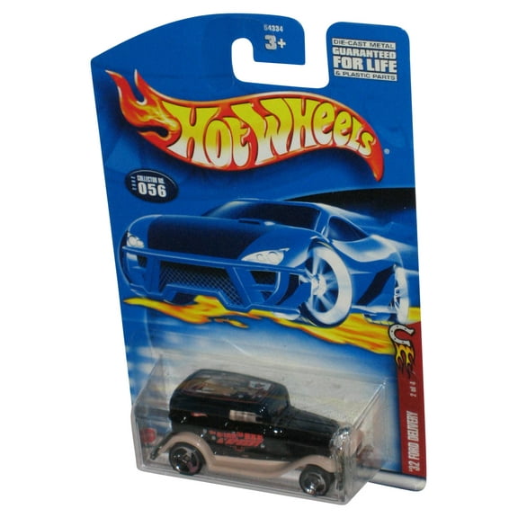 Hot Wheels Black '32 Ford Delivery 2/4 (2002) Mattel Die-Cast Toy Car #056