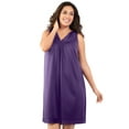 thumbnail image 5 of Women's Exquisite Form 30107 Coloratura Sleeveless Short Nightgown (Island Teal M), 5 of 19