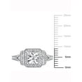 thumbnail image 2 of Everly Women's Diamond Sterling Silver Engagement Ring, 2 of 7