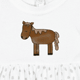 thumbnail image 4 of Inktastic Horse Girls Baby Dress, 4 of 5