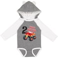 thumbnail image 3 of Inktastic Monster Truck How I Roll 2nd Birthday Boys Long Sleeve Baby Bodysuit, 3 of 5