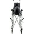 thumbnail image 5 of Drive Medical TR18 Poly-Fly High Strength, Lightweight Wheelchair/Flyweight Transport Chair Combo, Silver, 5 of 5