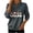 Dark Gray, variant on Women Half Zip Christmas Sweatshirts Plus Size Long Sleeve Crew Neck Print Pullover Tops Fashion Casual Holiday Wear (4XL, White)