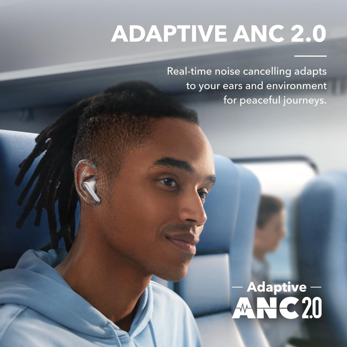 Restored Like New Soundcore by Anker Liberty 4 NC Wireless Noise Cancelling Earbuds, 98.5% Noise Reduction, Wireless Charging (Refurbished)