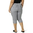 thumbnail image 2 of Lee Women's Plus Size Flex-to-Go Cargo Capri, 2 of 9